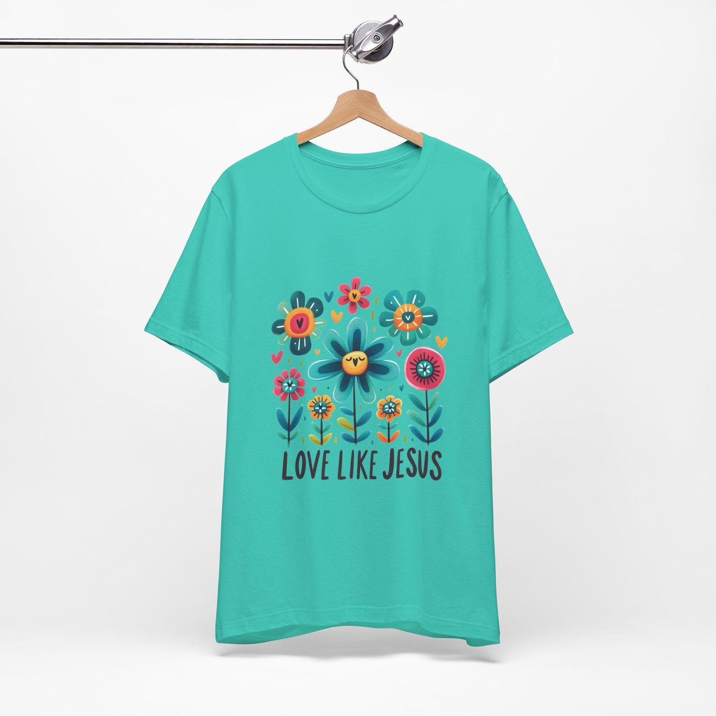 Love Like Jesus Floral Graphic Tee