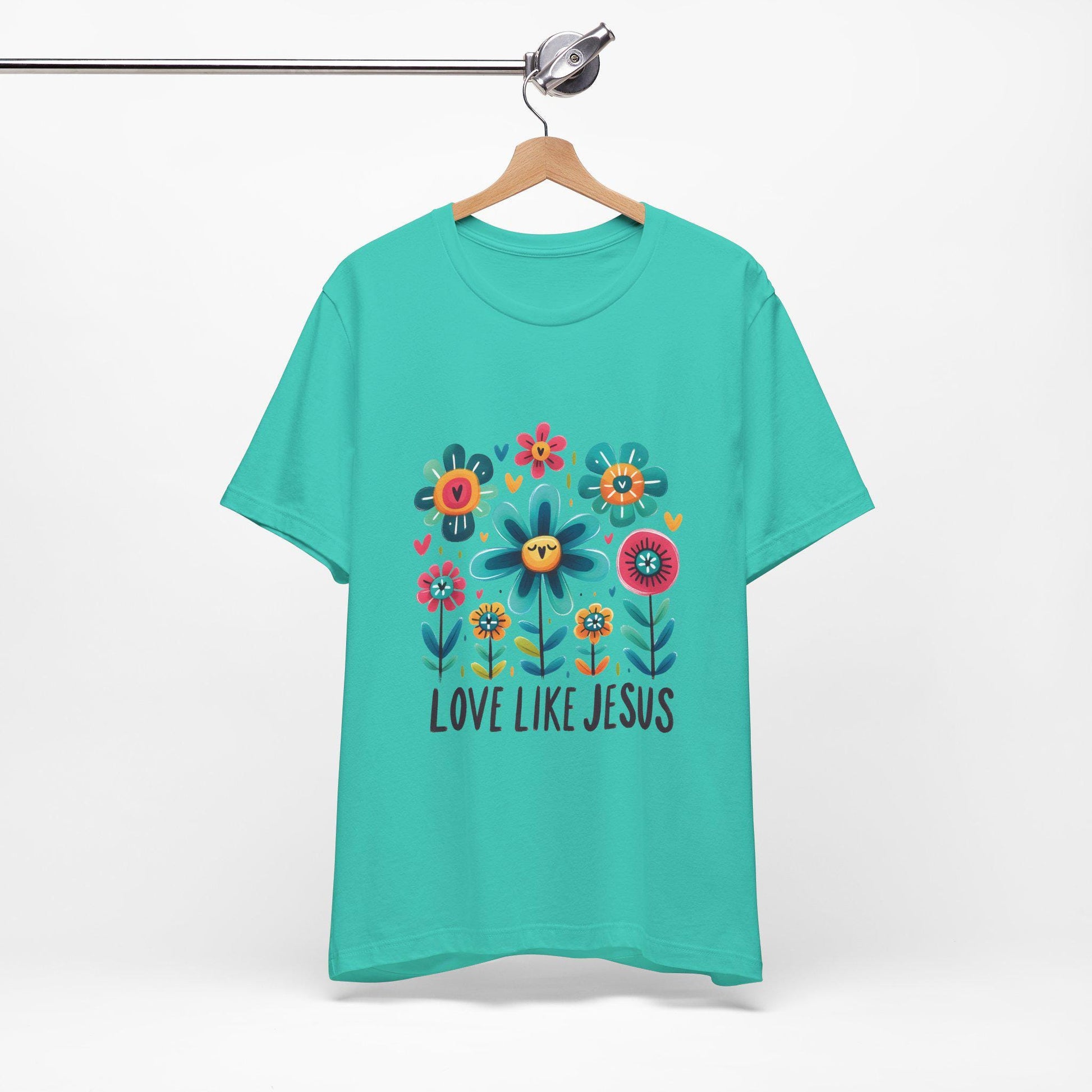 Love Like Jesus Floral Graphic Tee