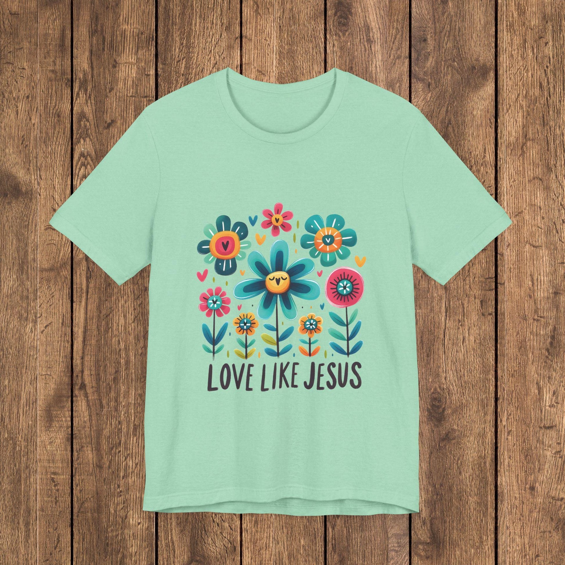 Love Like Jesus Floral Graphic Tee