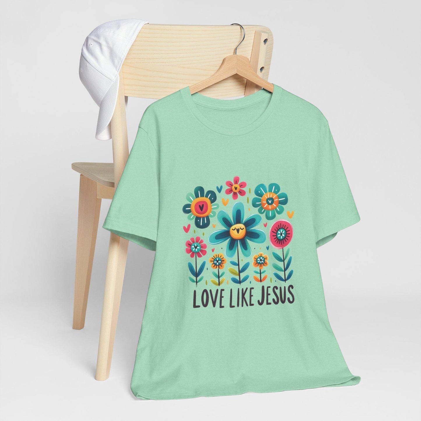 Love Like Jesus Floral Graphic Tee