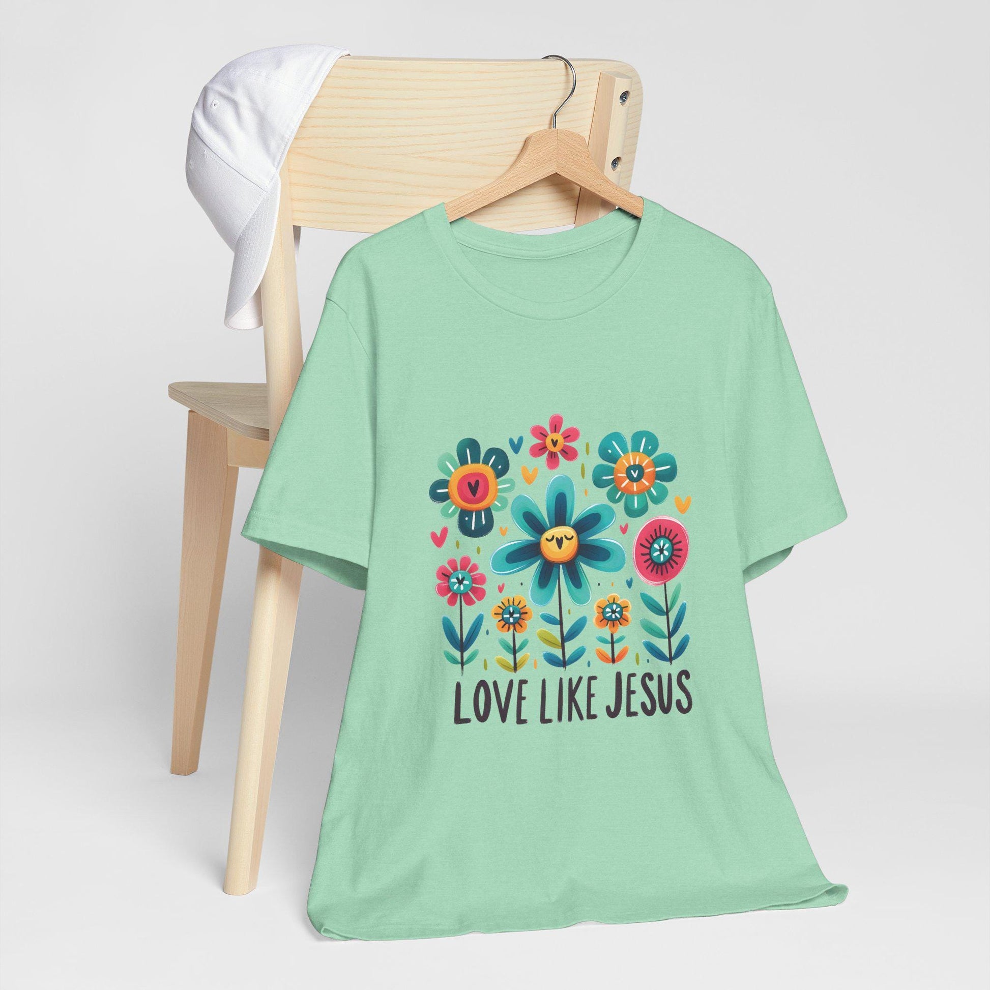 Love Like Jesus Floral Graphic Tee