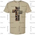 Faith & Camo Tee – Philippians 4:13 Hunting Cross "I Can Do All Things Through Christ Who Strengthens Me File" PNG - Digital Download
