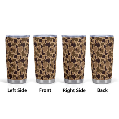 Feathers & Flask – Duck Camouflage Stainless Steel 20oz Tumbler