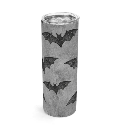 Spooky Bats Halloween 20oz Skinny Stainless Steel Tumbler