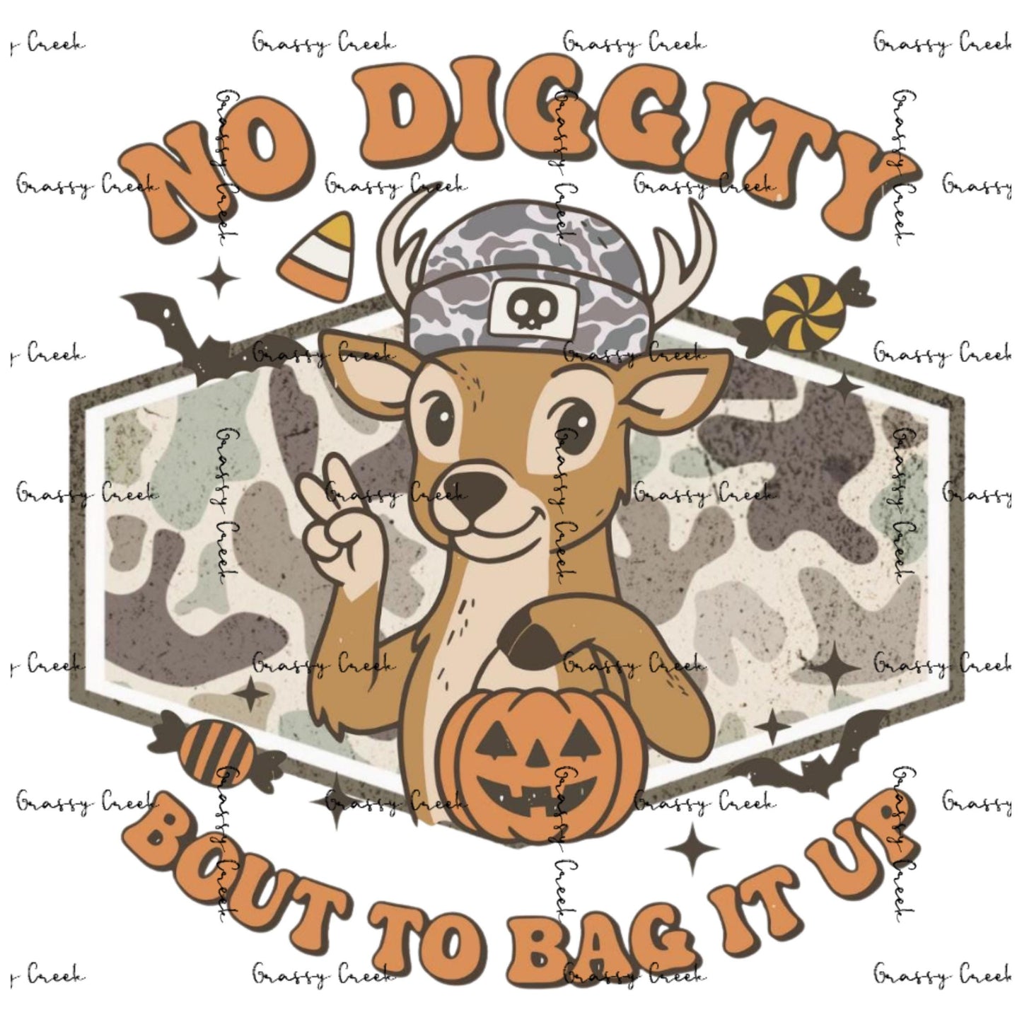 Halloween Trick or Treat Pumpkins PNG - Digital Download
