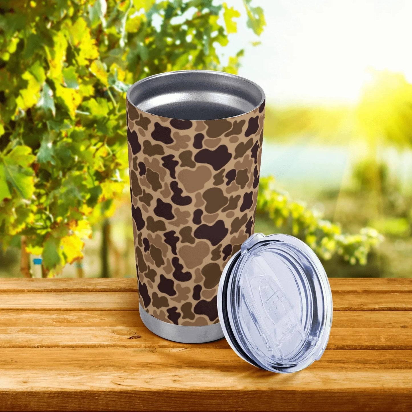 Feathers & Flask – Duck Camouflage Stainless Steel 20oz Tumbler