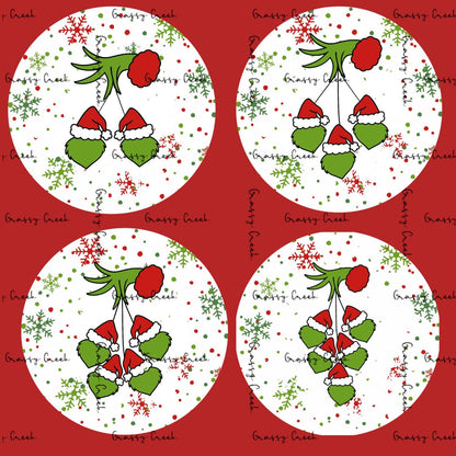 Personalized Name Merry Grinchmas Ornament