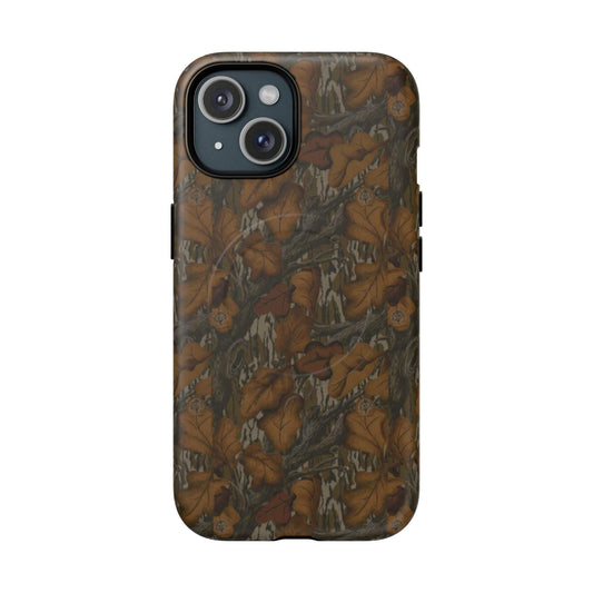 Fall Foliage Camouflage Magnetic Impact-Resistant Phone Case for Apple iPhone Models