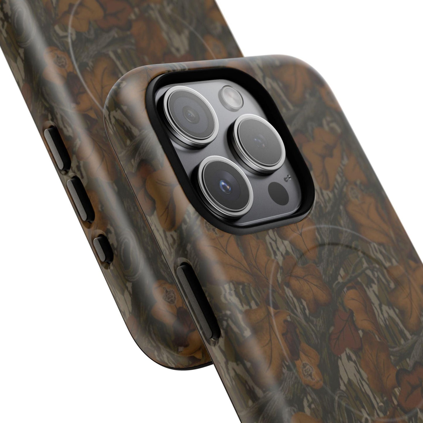 Fall Foliage Camouflage Magnetic Impact-Resistant Phone Case for Apple iPhone Models