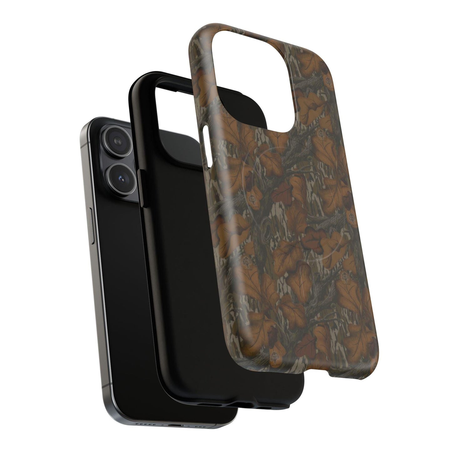 Fall Foliage Camouflage Magnetic Impact-Resistant Phone Case for Apple iPhone Models