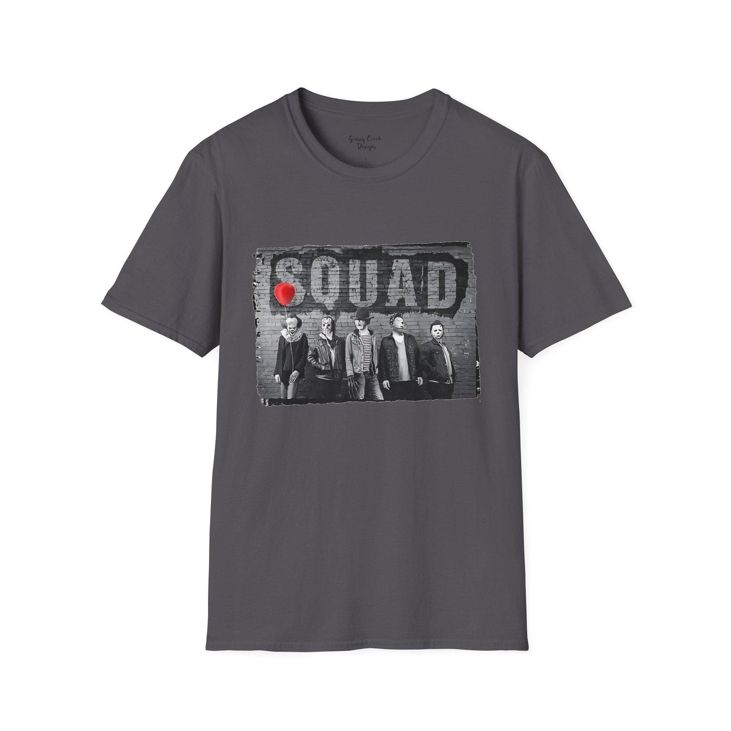 Squad Halloween Horror Characters T-Shirt