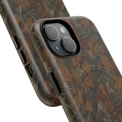 Fall Foliage Camouflage Magnetic Impact-Resistant Phone Case for Apple iPhone Models