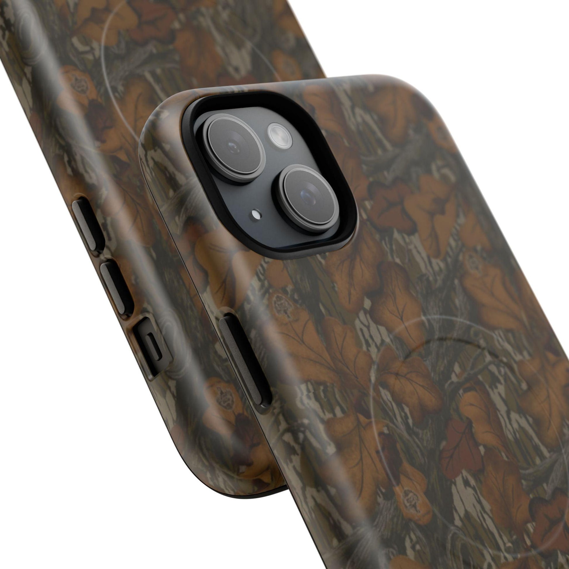 Fall Foliage Camouflage Magnetic Impact-Resistant Phone Case for Apple iPhone Models