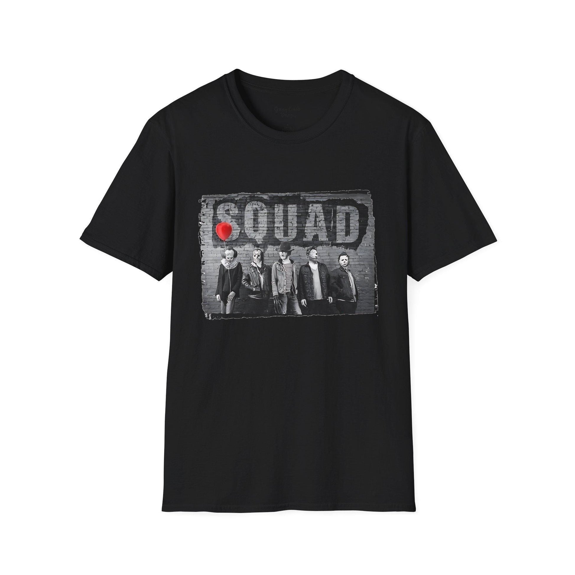 Squad Halloween Horror Characters T-Shirt
