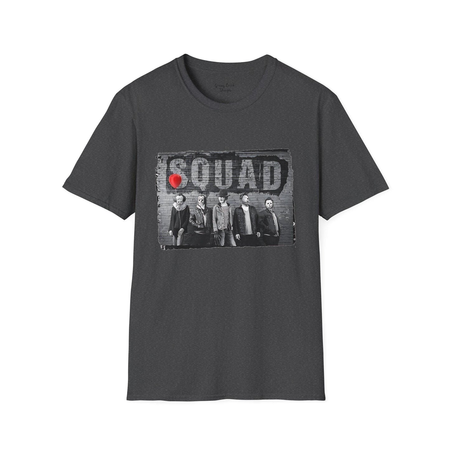 Squad Halloween Horror Characters T-Shirt