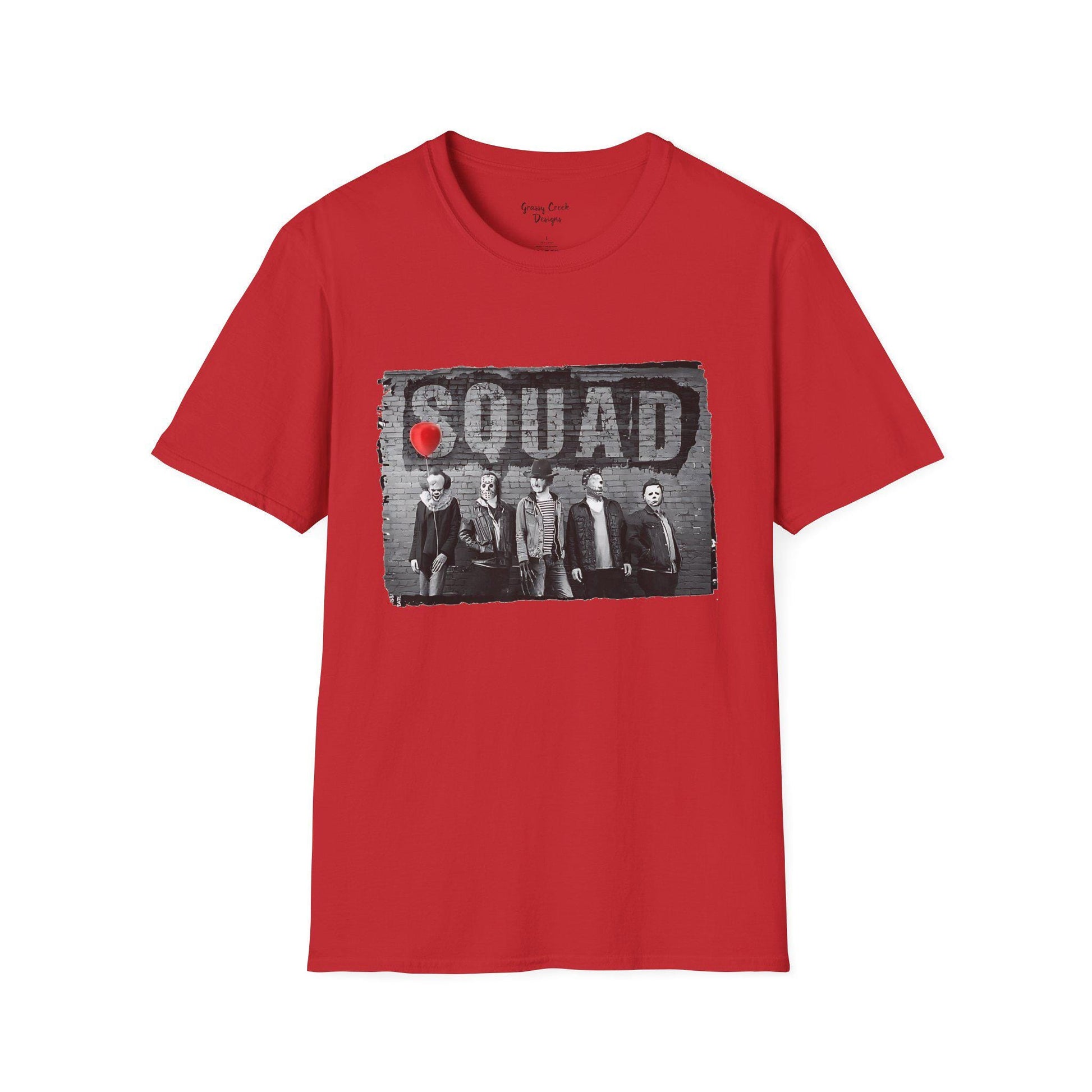 Squad Halloween Horror Characters T-Shirt