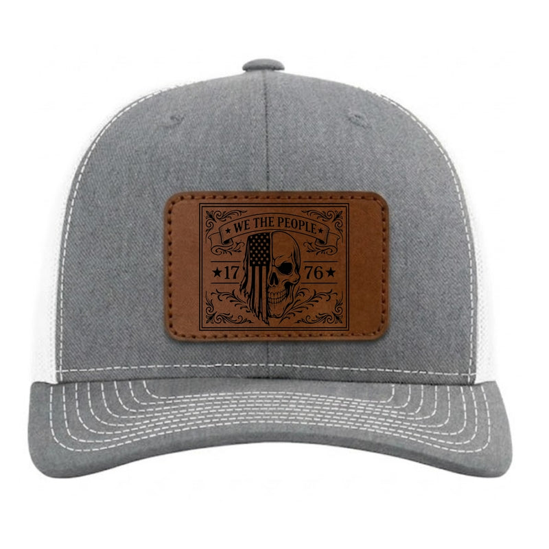 We The People Engraved Leather Patch Richardson 112 Hat