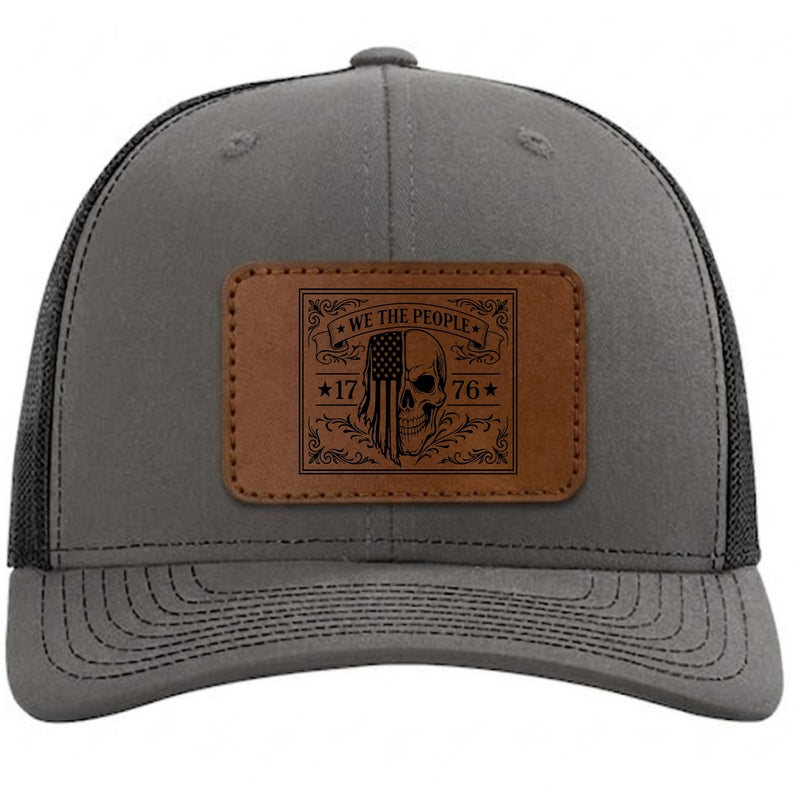 We The People Engraved Leather Patch Richardson 112 Hat