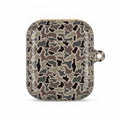 Standard vertical style vintage duck camo AirPods case cover on a clean white background